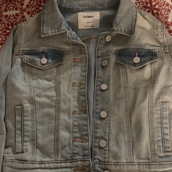 Old Navy Girls Jean Jacket 10/12 - Picture 2 of 3